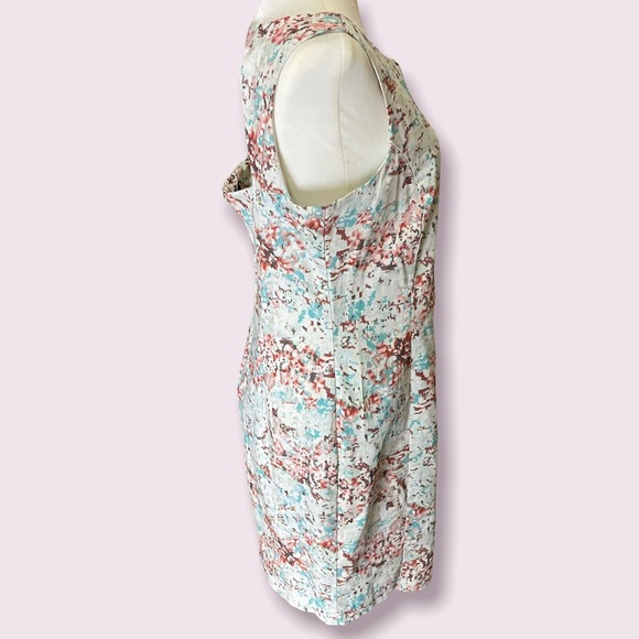 LORI M COLLECTION|Back cut out dress,design looks like pixelated cherry blossoms - Picture 4 of 14